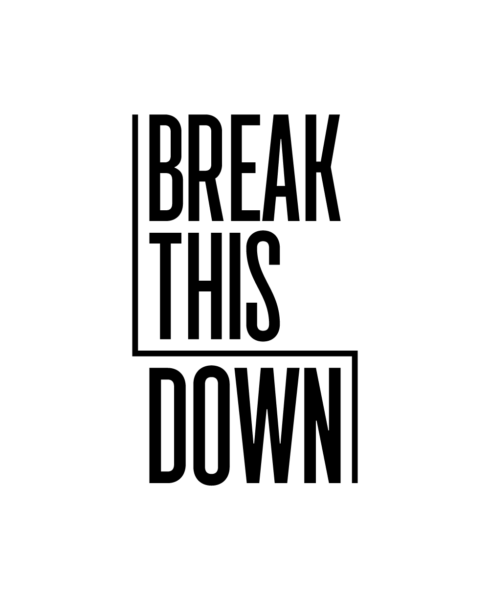 break this down logo